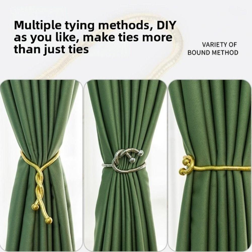 New Arbitrary Shape Curtain Buckle Twistable Easy To Use Curtain Tiebacks Durable Curtain Holdback