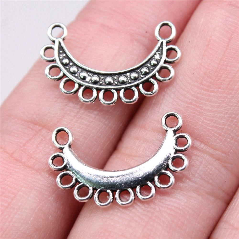 Accessories Parts Curved Necklace Connector Minimalist Jewelry Components QA013