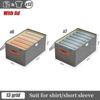 1-2Pcs Oxford Cloth Box Storage Partition Storage Basket Organizer for Underwear Foldable Clothes Boxes Organizers Clothing Home