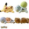 20CM Pokémon Plush Toys Sleeping Position Pikachu Eevee Squirtle Bulbasaur Anime Character Doll Child Birthday Christmas Gifts
