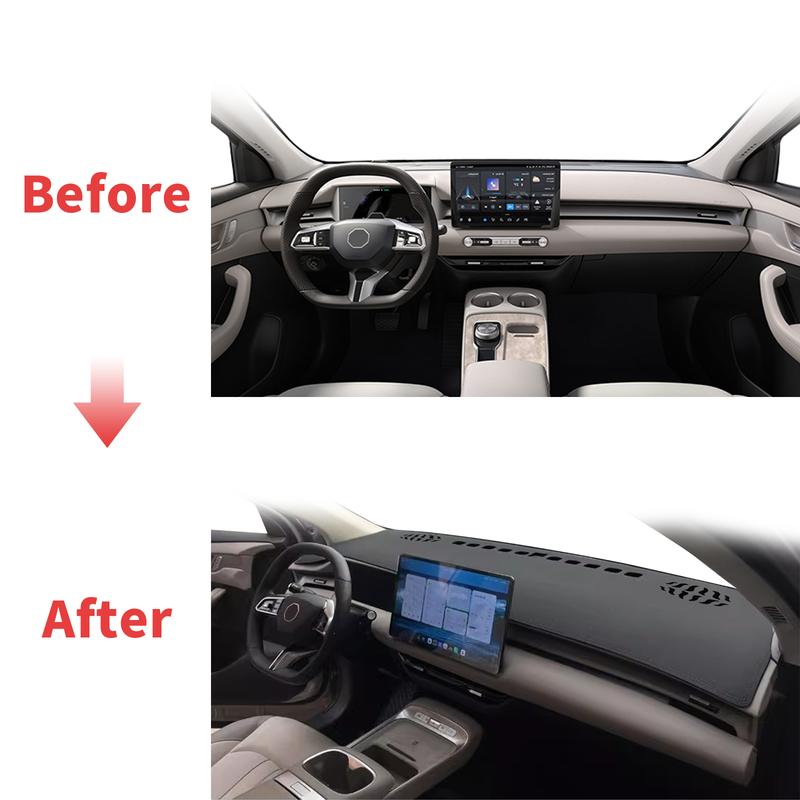 Adatto per MG S5 EV ES5 2025 2026 Accessori Auto Copri Cruscotto Tappetino Parasole Tappeto Protettivo Pelle
