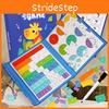 Educational Math Manipulative Magnetic Fraction Board For Kindergarten Learning