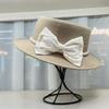 Upgraded Version of Fine Grass French Celebrity Flat Top Top Hat Women's Summer Travel Sunscreen Sunshade Straw Hat Foreign Style High-end Basin Hat