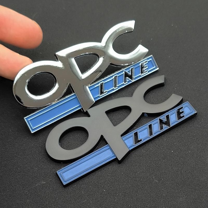 3D Metal Logo OPC Car Grille Emblem Badge Rear Sticker For Opel Astra G H J K Corsa D Zafira B Insignia Mokka Regal Accessories