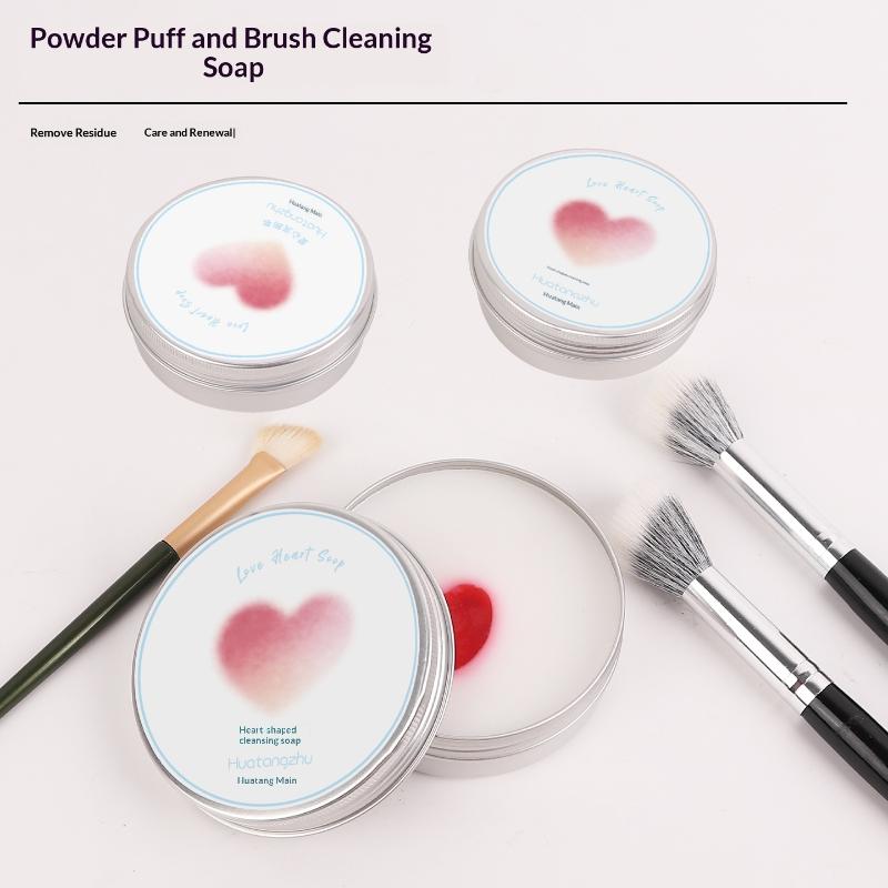 Natural Multi-Functional Makeup Brush Cleaner Soap Portable Cosmetics Washing Tool for Travel Beauty Reusable Cleaning Accessory