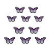 Pack Of 10 Embroidered Butterfly Iron on Patches Embroidered Fabric Patches Sew on Repair Patches For Clothing Jackets