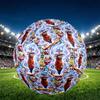 DRAGON BALL Print Size 5 Soccer Ball, PU Wear Resistant Football for Match Training and Daily Practice, Birthday Gift for Soccer Fans