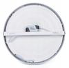 LED ceiling lamp, surface-mounted flat light fixture, 24W, 4000K, black
