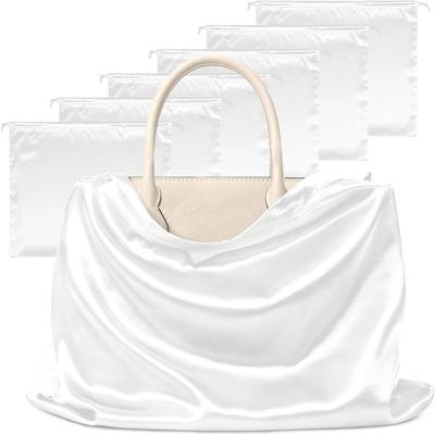Convenient Reusable Silky Satin Dust Bags Large Capacity Handbag Drawstring Bag Shoes Clothing Storage Dust Bags for Handbags