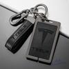 Leder Auto NFC Karten Schlüssel Etui Hülle Zinklegierung Schutzschale Schlüsselanhänger Für Tesla Model 3 Model Y Model S X Schlüsselanhänger Zubehör