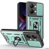 Capa for POCO X8 Pro Max X7 Pro X6 Case Armor Slide Camera Lens Protection Cover for Xiaomi POCO X7 Ring Stand Shockproof Funda