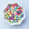 100-500PCS Colorful Letter Beads With Holes Acrylic Round Flat Loose Alphabet Beads For Jewelry Making DIY Bracelet Accessories