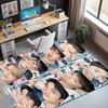 EXO Pattern Rug, Indoor/Outdoor Mat, for Picnic, Gameroom, Bedroom, Office, Living Room, Home Decor Carpet, Birthday Gift