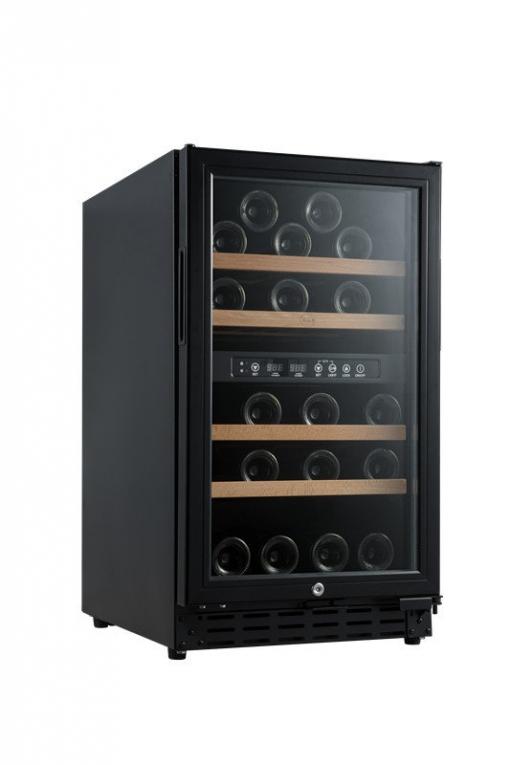 VINOBOX - Vinoteca 40 2T Negra - 32 Botellas