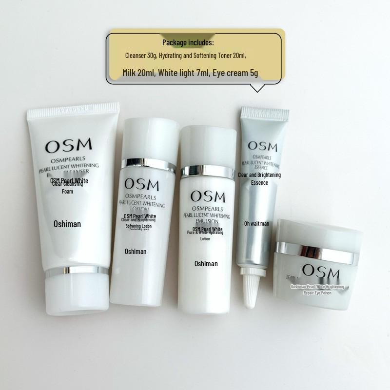 Travel-Size Lotion, Emulsion, Cleanser, Serum, and Cream Collection