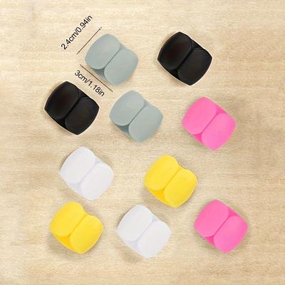 10pcs Multi-Functional Cable Organizer Clips, Suitable for Charging Cords and Earphone Wires , Anti-Tangle Storage Solution
