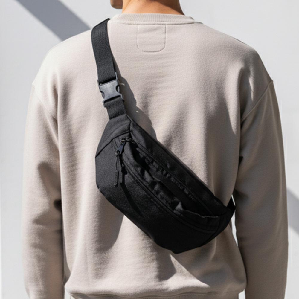 Goospery Mini Crossbody Waist Bag [Black]