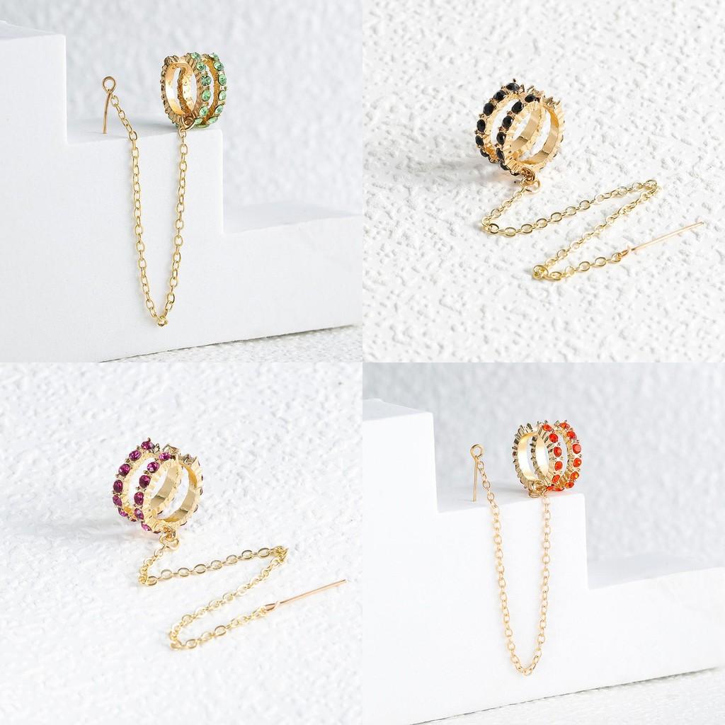 Stylish Alloy C-shaped Ear Cuffs Trendy Geometric Earrings For Women 2022