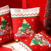 Cute Christmas Canvas Handbag Christmas Eve Candy Snacks Gift Bag Handheld Gift Bag Creative Christmas Companion Gift