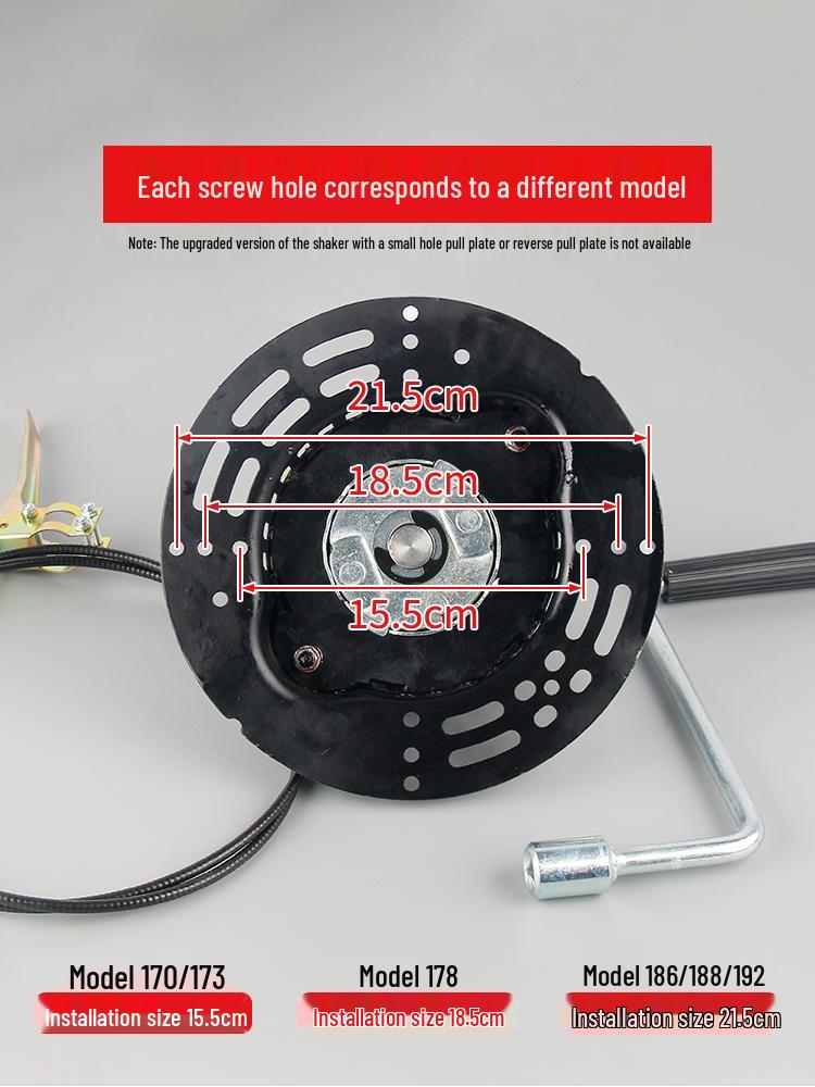 Air-Cooled Diesel Engine Recoil Starter Pull Plate for 178F-186 Generators and Water Pumps