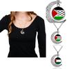 Vintage Geometric Alloy Pendant Necklace With Hollow Moon Design Ideal For Sweaters 15g
