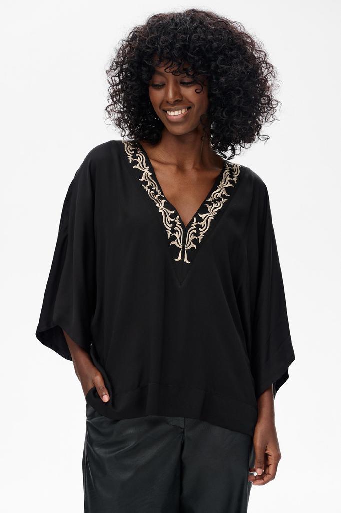 Izabell Black Women's Blouse 36/38