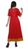 Moomaya Solid Casual Cotton Dress For Women A-Line Long Maxi Kurti Women