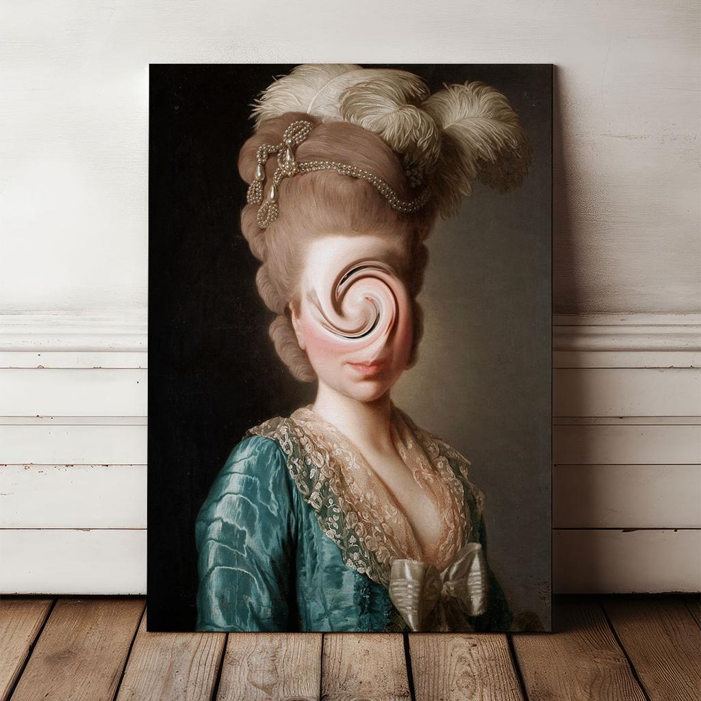 Canvas Painting Pop Art Twister Portrait