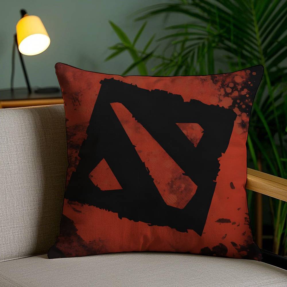 

Популярная игра Крутая наволочка Dota-D 2 Наволочка против пылевых клещей Невидимая молния Шелковистый короткий плюш Чехол для диванной подушки 12x12Inch