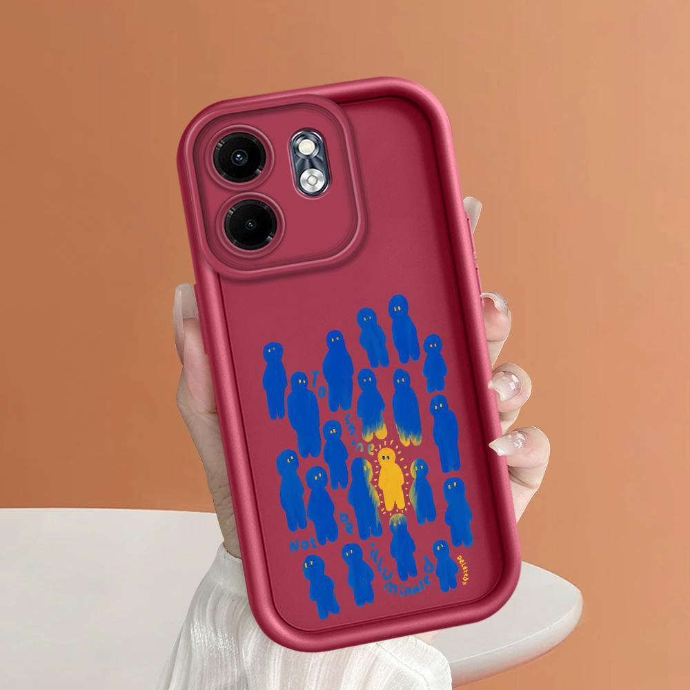Soft Silicone Phone Casing Full Cover Camera Shockproof Protection Case for Huawei Honor Infinix Tecno iPhone Motorola Google