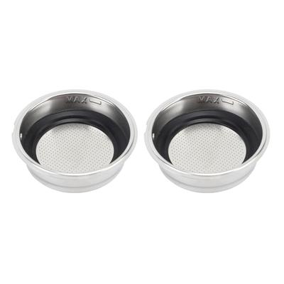 51mm Filter Basket Reusable Stainless Steel Portafilter Basket for Delonghi Semi Automatic Coffee