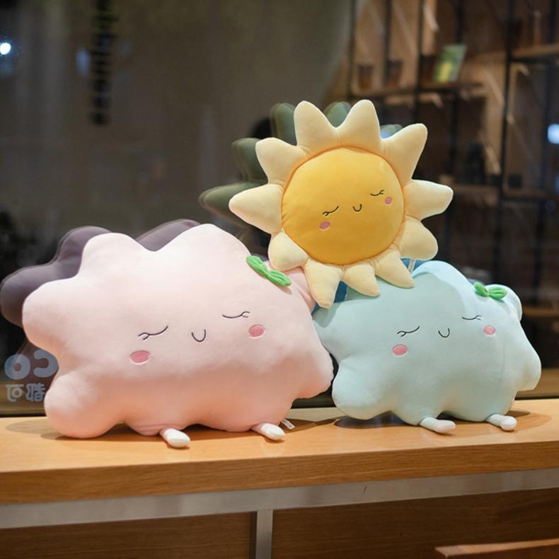 Cute Cloud Pillow Down Cotton Plush Cushion Home Sofa Decoration Cushion