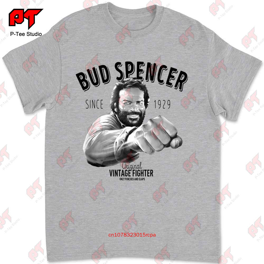T Shirt Uomo Bud Spencer Vintage Fighter Banana Joe Lo Chiamavano Trinita X7N5