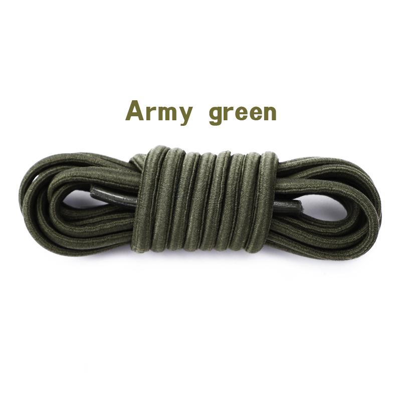 NEW 4mm-wide Oval Shoelaces Round Sport Shoelaces High-quality Elastic Laces Suitable for A Variety of Shoes 1Pair/3Pair