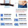 Heated Magnetic Therapy Lumbar Belt With Tourmaline - Adjustable Waist Support Brace For Lower Back Pain Relief For Men & Women