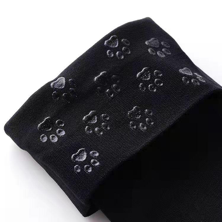 3D Cat Paw Silicone Thigh-High Socks - Cute Anime Lolita JK Style