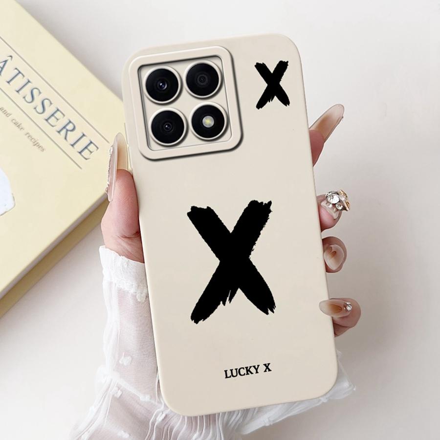 For Honor X8 X8a Case for HonorX8 4G X 8 A CRT-LX1 Soft Silicone Phone Coque Letter Painted Shockproof Protective Fundas Cover
