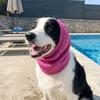 Elastic Mesh Dog Cooling Head Cover Anti Insect Mosquito Pet Neck Gaiter  Noise Protection