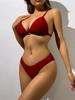 2024 Sexy Solid Color Bikini - Fashionable Ladies' Two-Piece Swimsuit