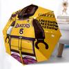 1pc Lakers LeBron James Automatic Umbrella   8 Rib Portable Folding Black Iron Frame for Outdoor, Beach, Travel, Beach Umbrella 146