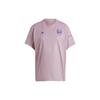 Adidas Originals Logo Print Round Neck Short Sleeve T-Shirt Women Tops Purple Red IL9721