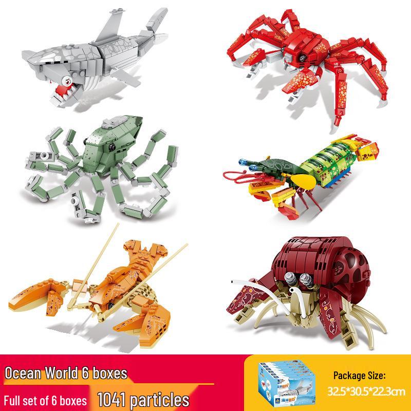 Kai Zhi Compatible Lego Insect Toy: Mantis Model Building Blocks for Kids, Educational Animal Jigsaw Puzzle Gift