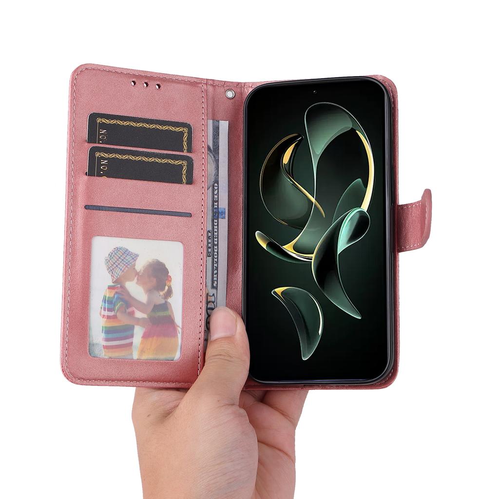 For Xiaomi Redmi K60 Ultra/13T/13T Pro Case PU Leather Cell Phone Cover Calf Texture Wallet with Stand