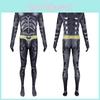Il Cavaliere Oscuro Batman Bruce Wayne Tuta con Mantello Costume di Halloween