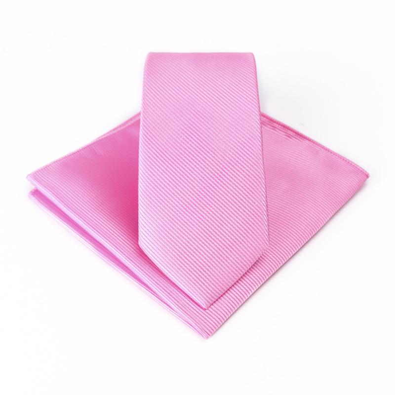 

Woven Polyester Shirt Necktie Adjustable Pocket Squares Retro Men Tie Set Suit Accessories