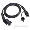 Akozon J1772 EV Charging Car Charger Extension Flexible 16 Feet for Multiple EV Models Cable, Cable,