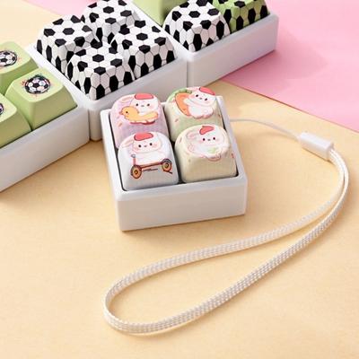 Anxiety Relief Football Keyboard Fidget Toy Clicky Button Fidget Clicker  for Adults