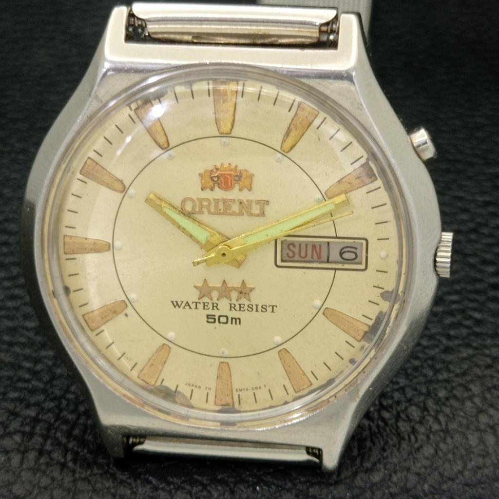 CEAS BĂRBĂTESC AUTOMATIC VINTAGE SECOND-HAND ORIENT 46943 JAPONIA CADRAN ORIGINAL a436621-2 R123a-a436621