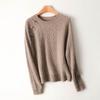 Women Sweater 100% Wool MODERN NEW SAGA O-neck Knit Pullover Thick Winter Jumpers Female Knit Tops