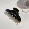 Semicircle Temperament Simple French Hair Clip Classic Black And White Large Hair Clip Hair Volume Pin Hair Accessories New